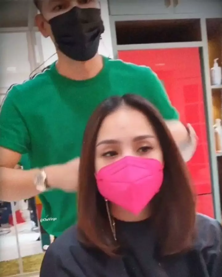 Nagita Slavina ubah gaya rambut © Instagram & YouTube