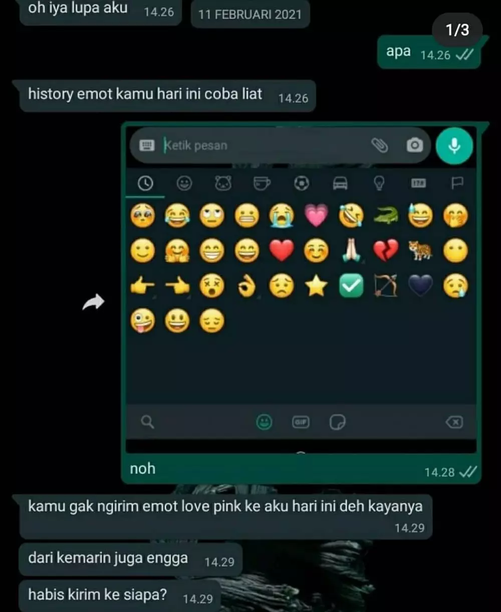 chat cemburu berlebihan Berbagai sumber