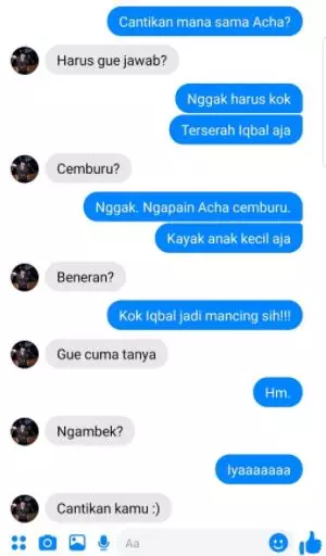 chat cemburu berlebihan Berbagai sumber
