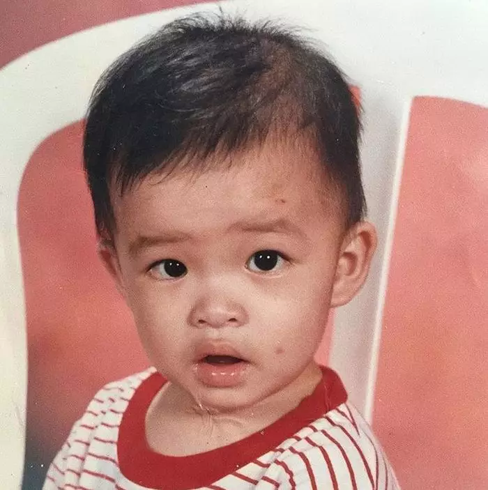 potret masa kecil seleb berdarah tionghoa © berbagai sumber