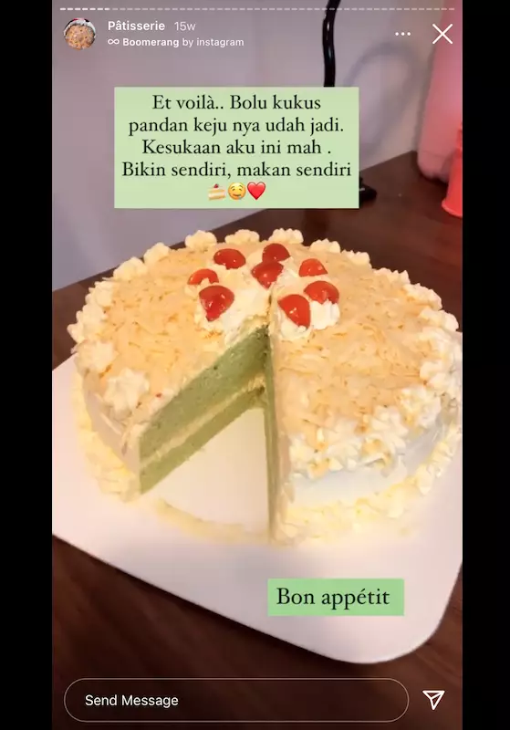 potret keseharian Sinta 'Keong Racun' Instagram