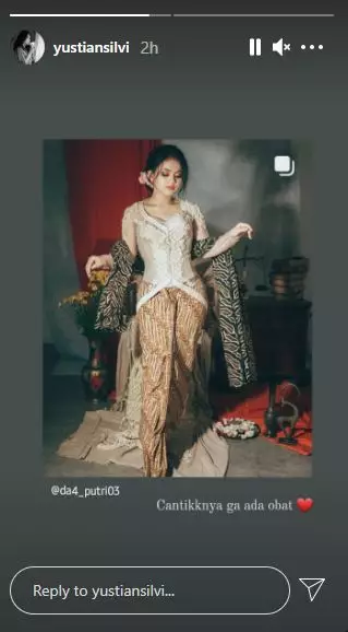 pemotretan Putri pakai kebaya ©Instagram pemotretan Putri pakai kebaya ©Instagram