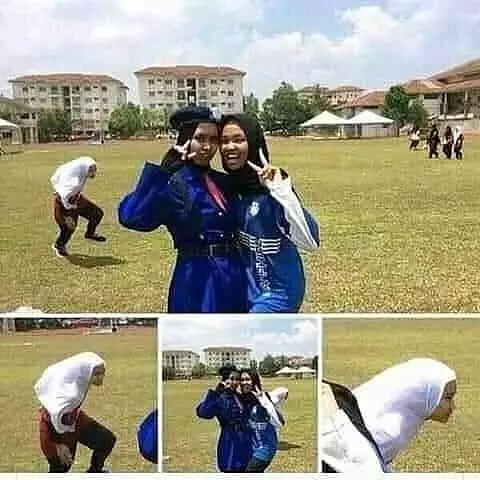 aksi nyeleneh di lapangan © Berbagai Sumber