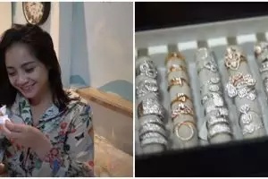 10 Momen Nagita Slavina dapat kado cincin berlian, harganya fantastis