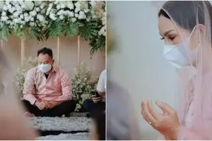 7 Momen pengajian jelang pernikahan Vicky Prasetyo & Kalina Ocktaranny