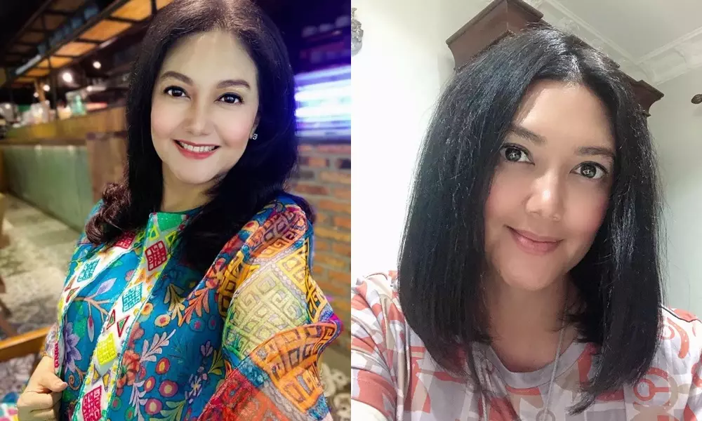 Seleb sebelum dan sesudah potong rambut © Instagram