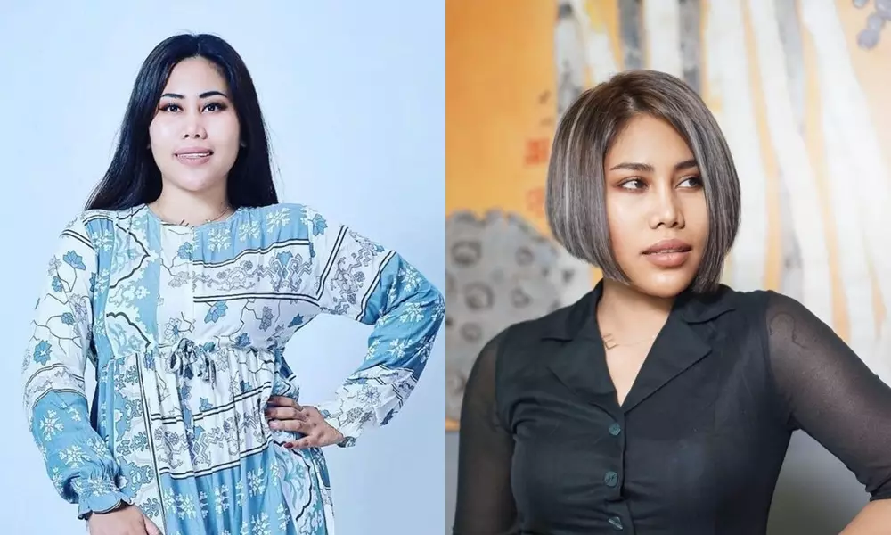 Seleb sebelum dan sesudah potong rambut © Instagram