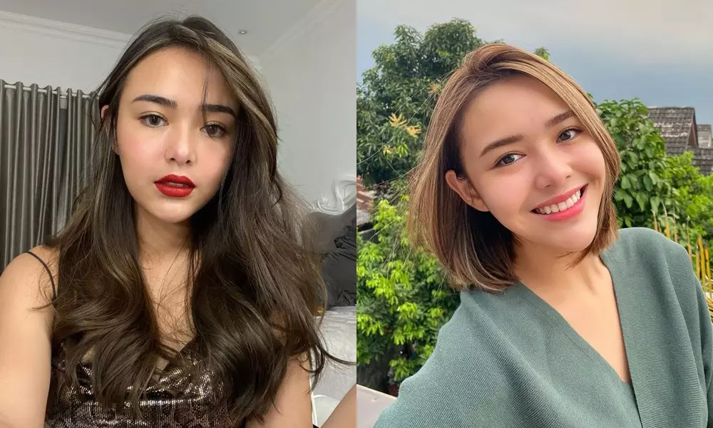 Seleb sebelum dan sesudah potong rambut © Instagram