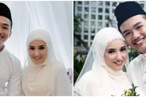6 Momen pernikahan Hannah Delisha dan Imam Shah, penuh haru