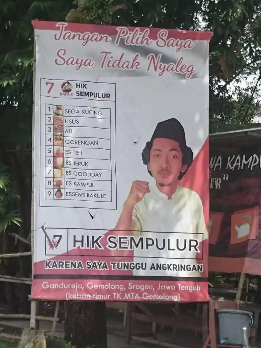 spanduk angkringan kocak © Berbagai Sumber