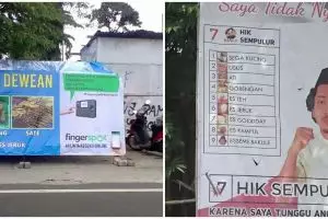 10 Potret absurd promosi angkringan ini kocaknya bikin sakit perut