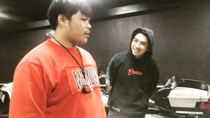 persahabatan pemain entong © Instagram