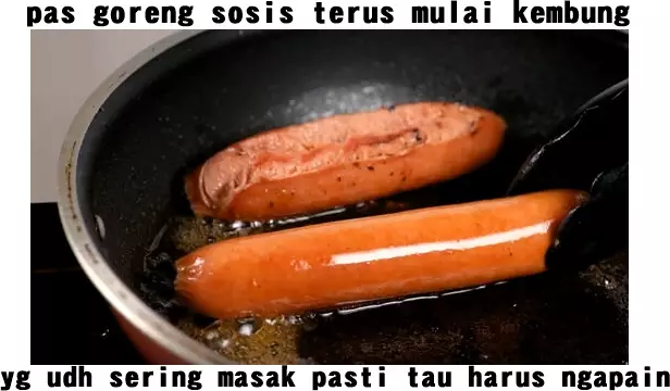 momen sedang masak yang apes Berbagai sumber