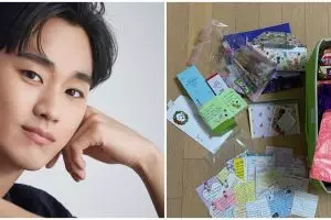 Momen 6 artis Korea tunjukan kado mi instan dari fans Indonesia, heboh