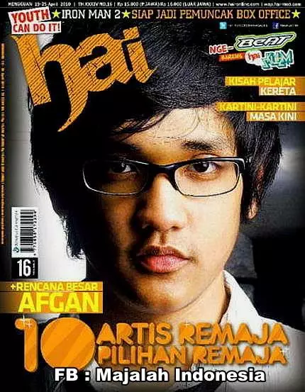 Afgan cover boy majalah © Facebook Afgan cover boy majalah © Facebook