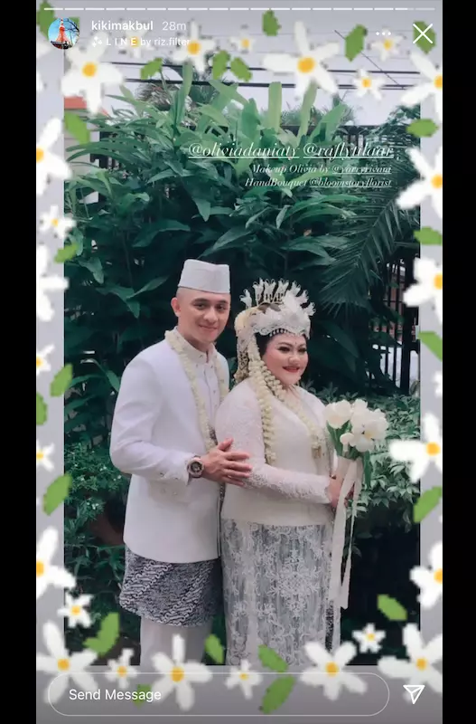 Momen pernikahan Olivia anak Nia Daniaty © 2021 brilio.net Momen pernikahan Olivia anak Nia Daniaty © 2021 brilio.net