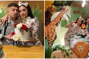 10 Momen anniversary Selvi Kitty & suami, dirayakan bareng ultah anak