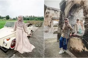 8 Momen liburan Shireen Sungkar di Jogja, jalan bareng Zaskia Mecca