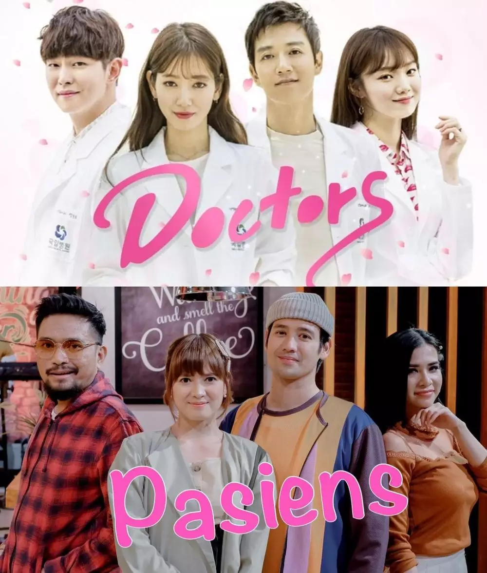 Chika Jessica tiru poster drakor © Instagram