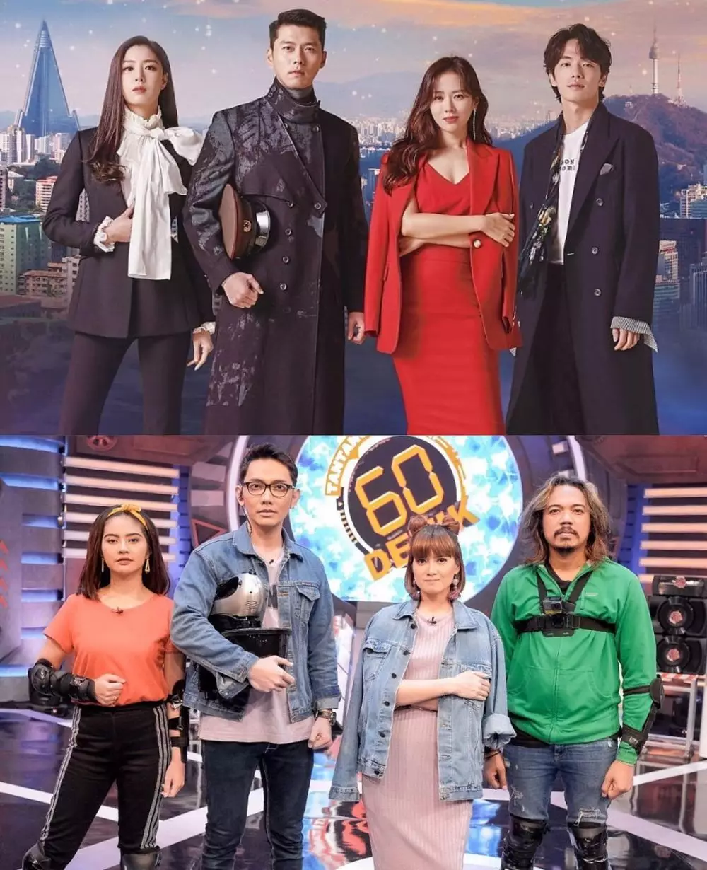 Chika Jessica tiru poster drakor © Instagram