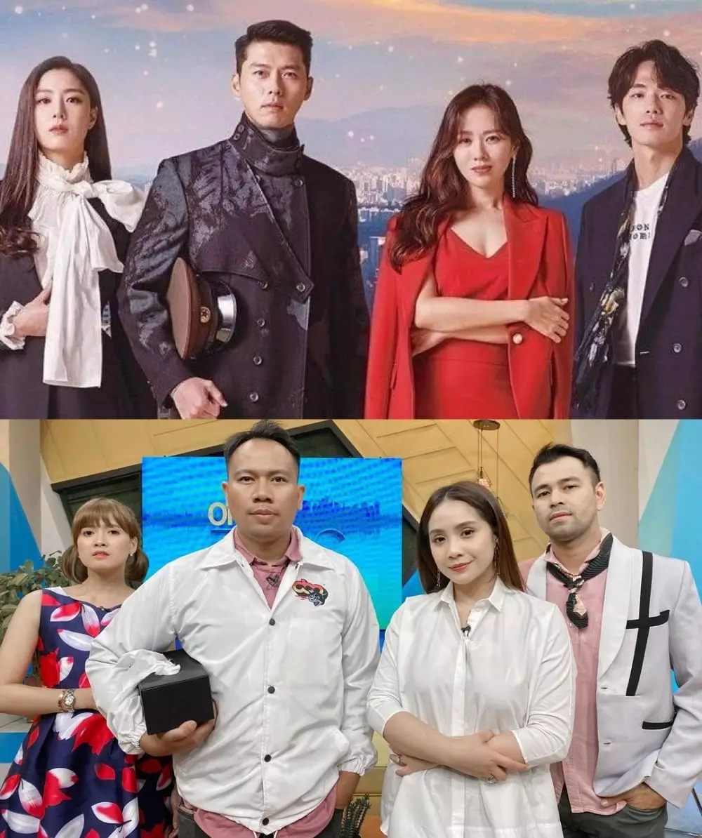 Chika Jessica tiru poster drakor © Instagram