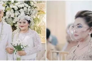 5 Pesona Nia Daniaty di nikahan sang putri, gayanya curi perhatian