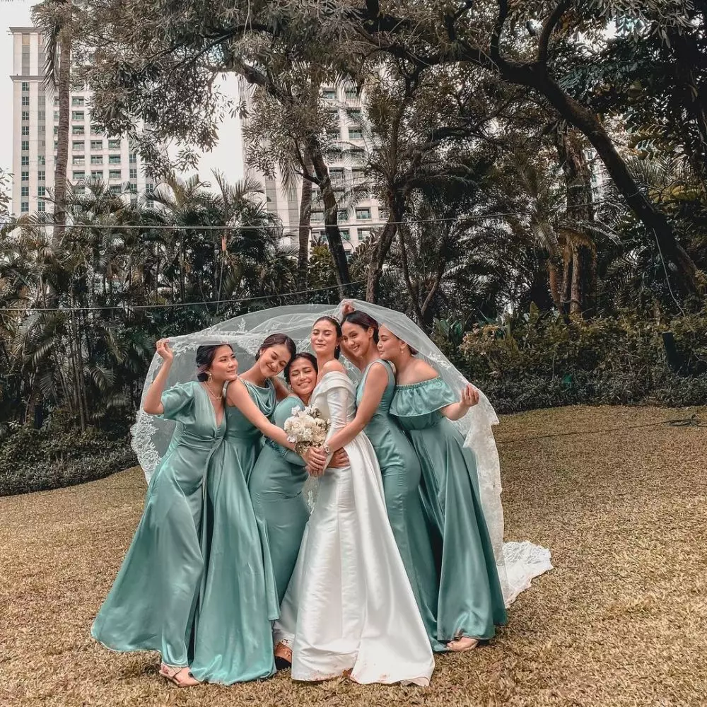 Momen pernikahan Marcella Daryanani dan Willy Instagram © 2021 brilio.net