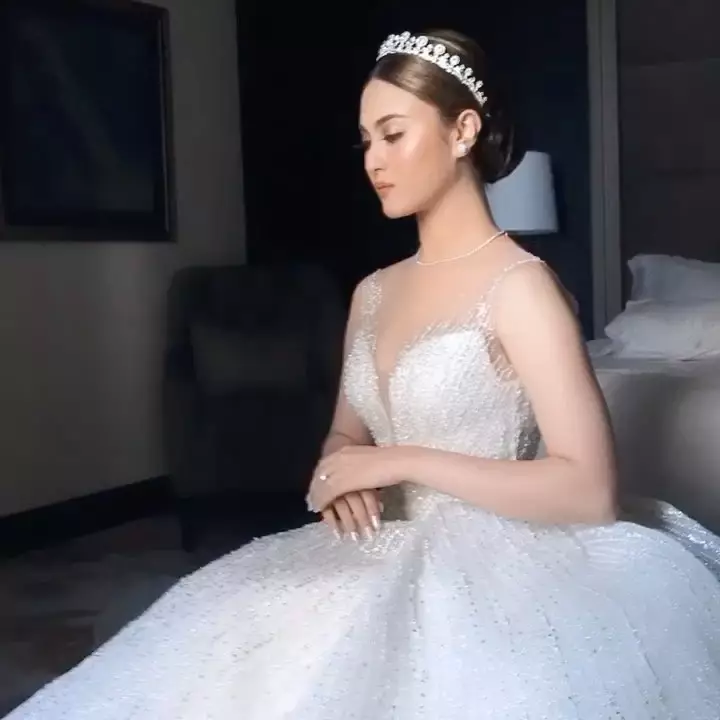 Momen pernikahan Marcella Daryanani dan Willy Instagram © 2021 brilio.net