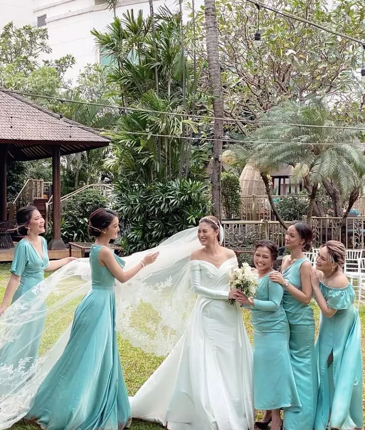 Momen pernikahan Marcella Daryanani dan Willy Instagram © 2021 brilio.net