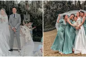 10 Momen pernikahan Marcella Daryanani dan Willy, berlangsung khidmat