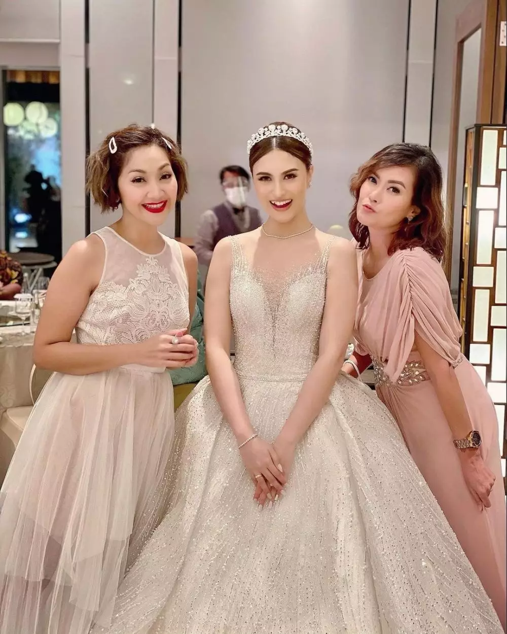 seleb hadiri pernikahan marcella daryanani © Instagram