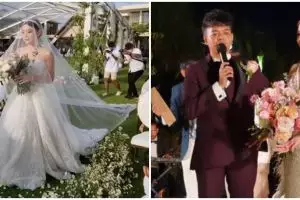 10 Momen resepsi pernikahan Reza Arap dan Wendy Walters, penuh khidmat