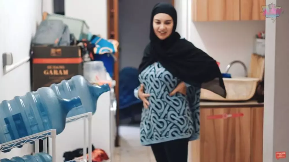 rumah Irish Bella usai surut © YouTube