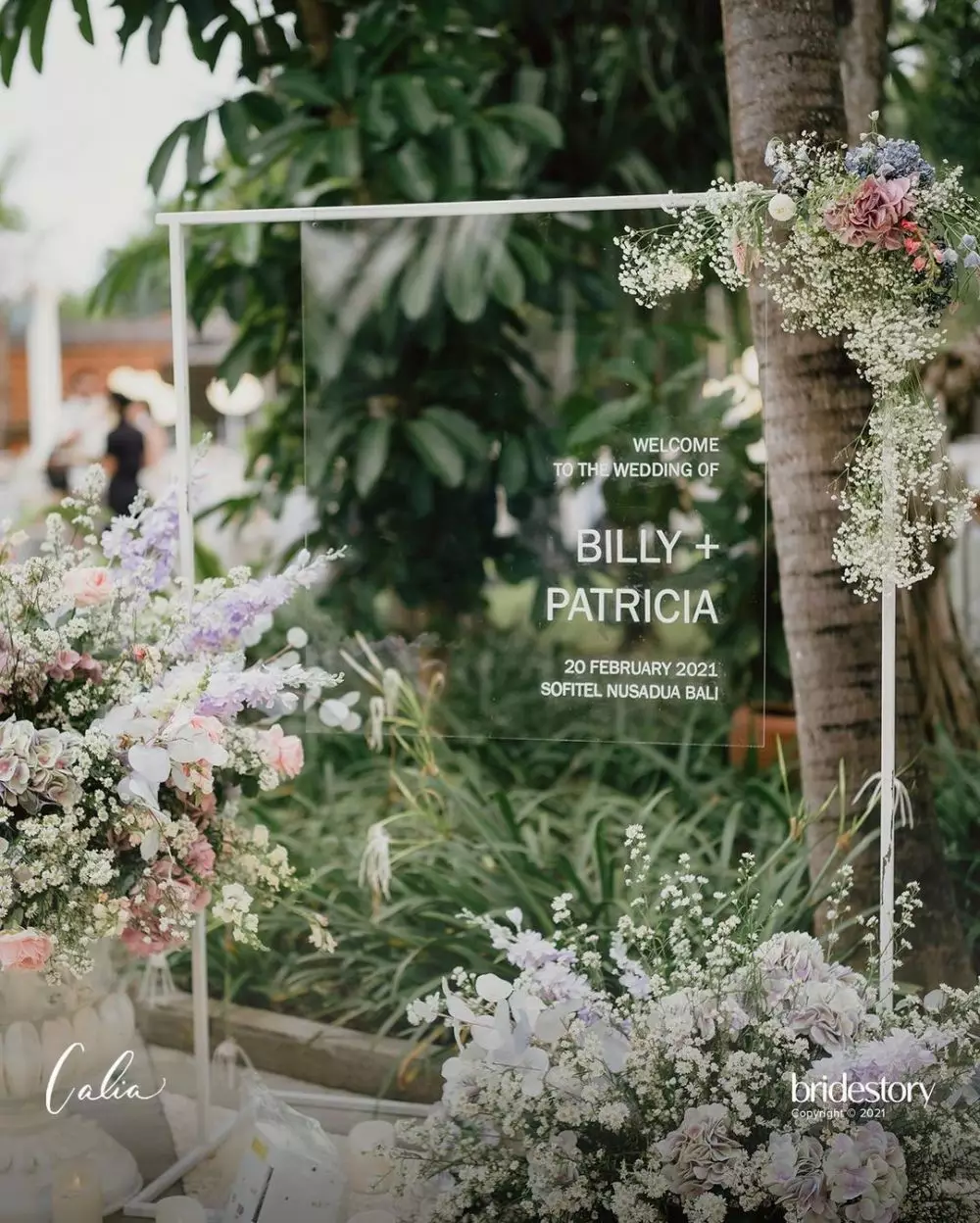 Momen resepsi Billy Davidson dan Patricia Devina © Instagram Momen resepsi Billy Davidson dan Patricia Devina © Instagram