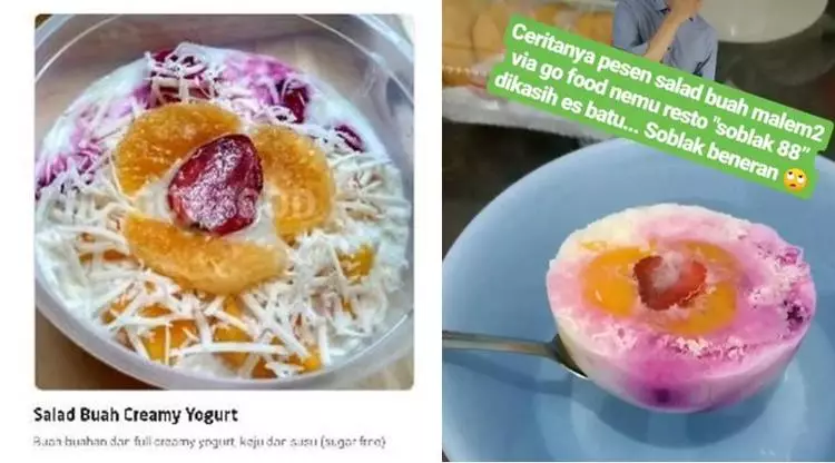 orderan makanan di ojol © berbagai sumber