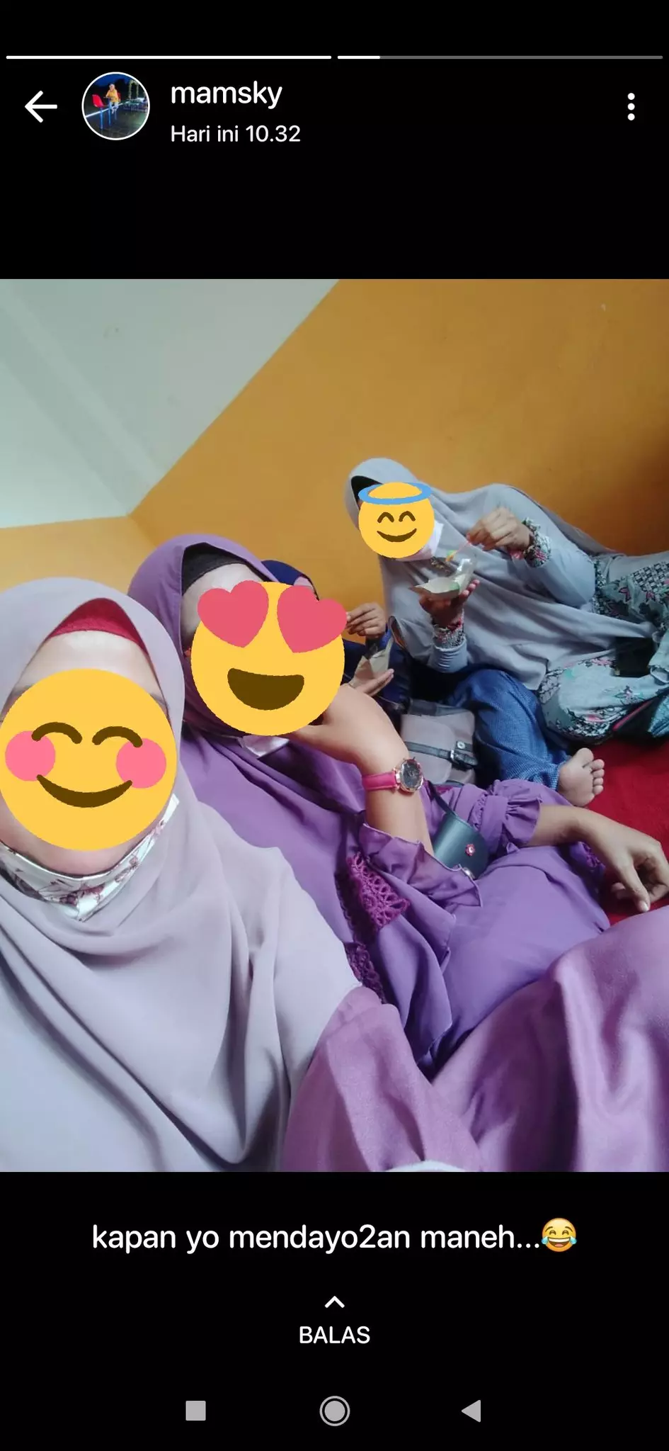 emak pamer kesibukan di WA © Berbagai Sumber emak pamer kesibukan di WA © Berbagai Sumber