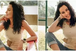 8 Gaya Sophia Latjuba di pernikahan mantan suami, jadi sorotan