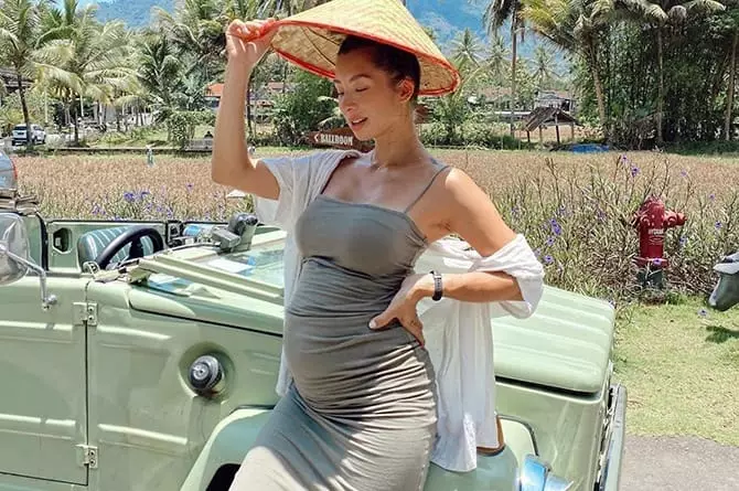 8 ootd hamil jennifer bachdim © Instagram