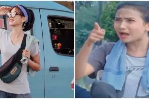 7 Seleb ini langganan jadi sopir angkot di sinetron, gayanya tomboi