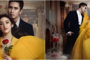 8 Gaya pemotretan Verrell & Ranty Maria bertema Beauty and The Beast