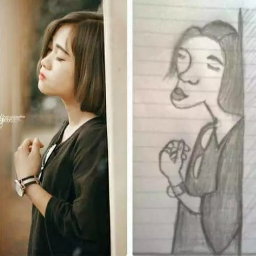 hasil lukisan amatir © Instagram hasil lukisan amatir © Instagram