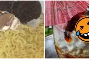10 Potret kombinasi mi dan es ini bikin lapar auto hilang