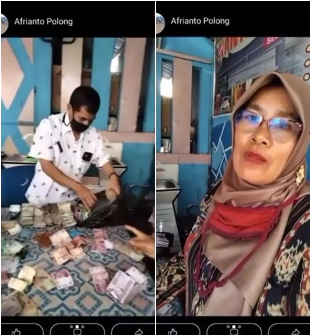 viral kakek menabung di karung goni © 2021 brilio.net