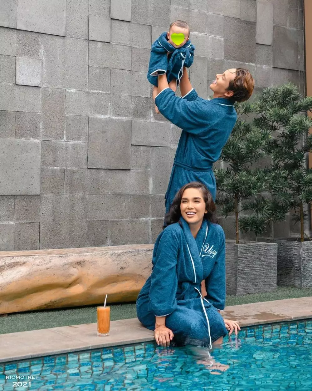 pemotretan keluarga Ussy & Andhika Pratama © 2021 brilio.net