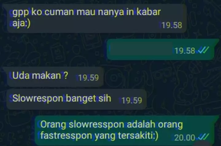 Chat lucu cowok ke gebetan © berbagai sumber