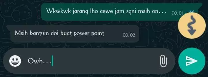 Chat lucu cowok ke gebetan © berbagai sumber