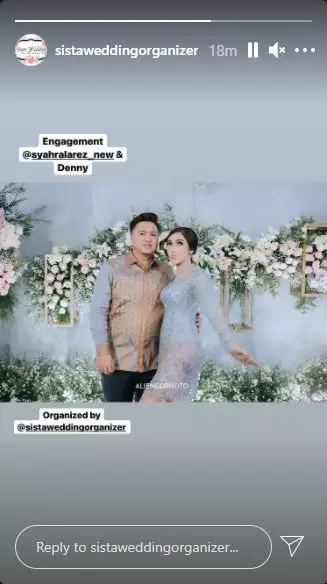 Syahra Larez tunangan © Instagram