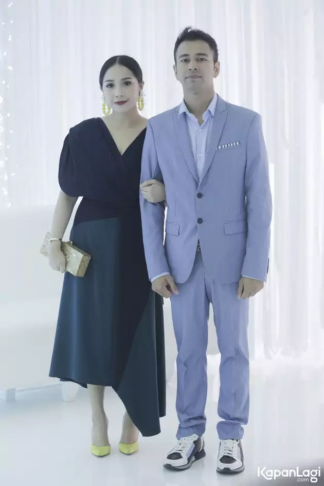 Gaya Nagita Slavina kondangan © Instagram