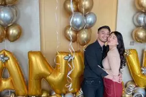 8 Momen sederhana Abel Cantika & Ray Rafi rayakan anniversary pertama