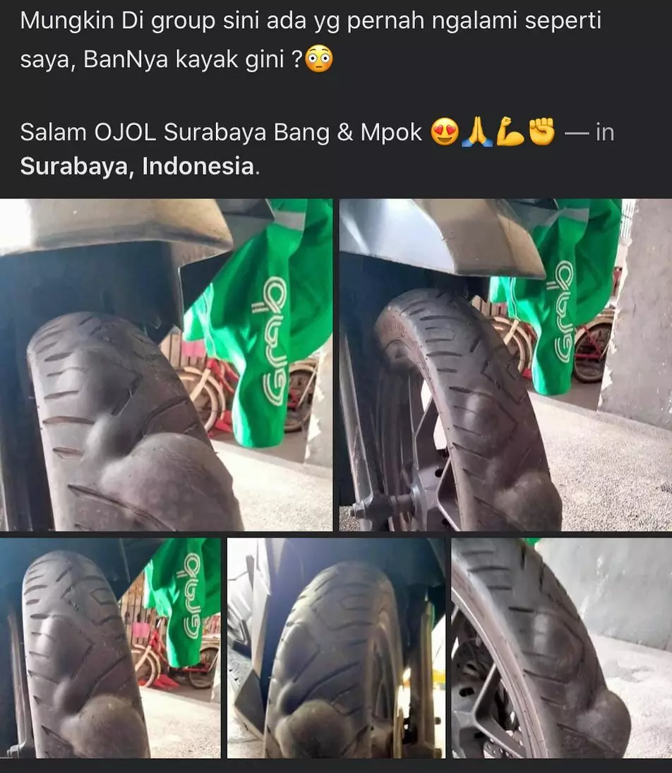 Perjuangan driver ojol © berbagai sumber Perjuangan driver ojol © berbagai sumber